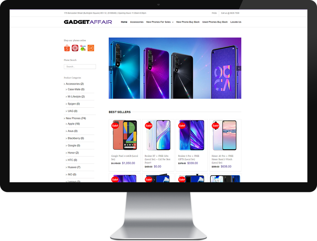 ecommerce website design and development