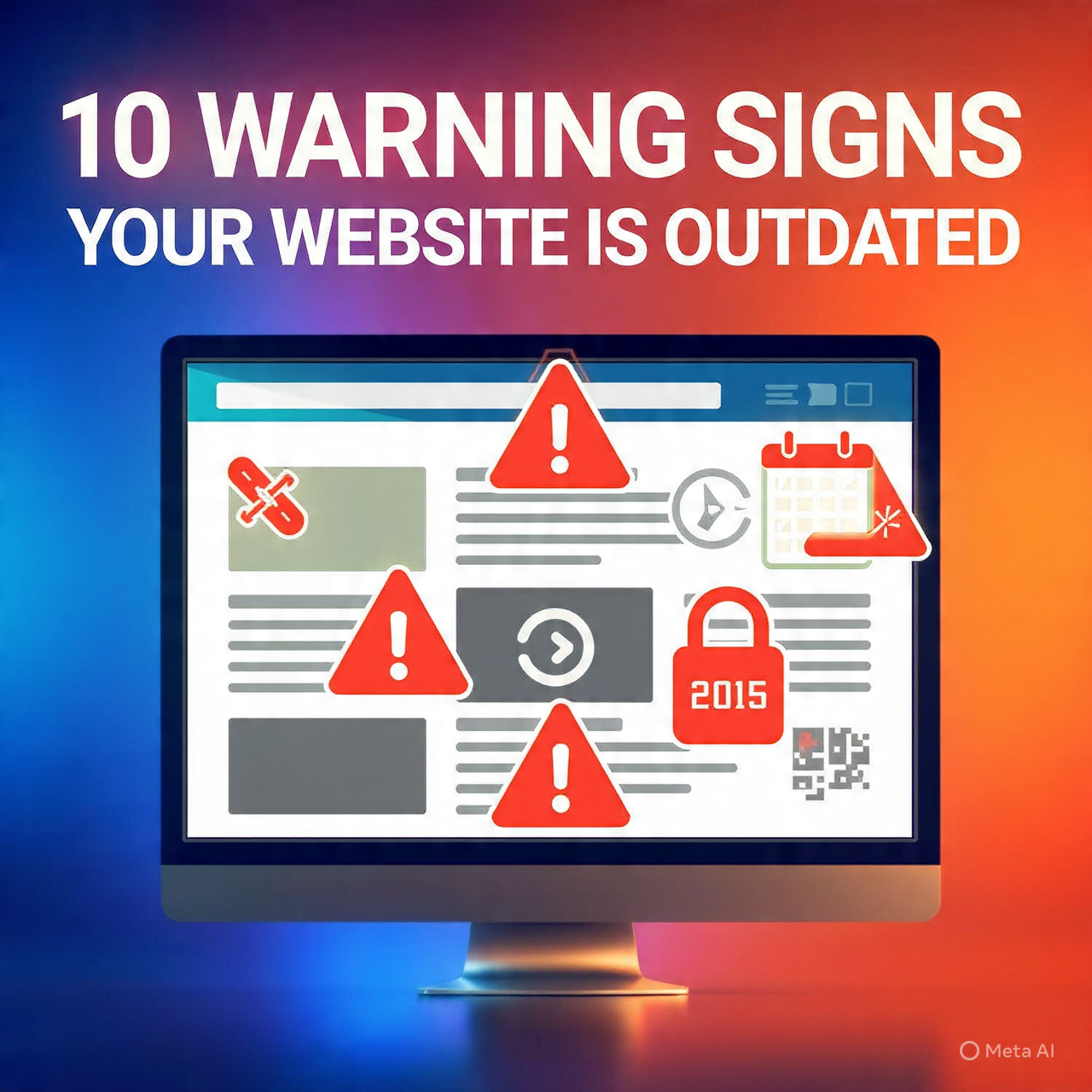 signs your website is outdated