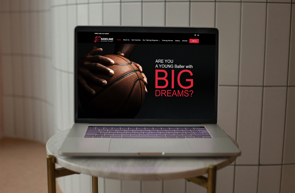 Theoldcompany-website design agency-singapore-Sideline Basketball web design agency Singapore