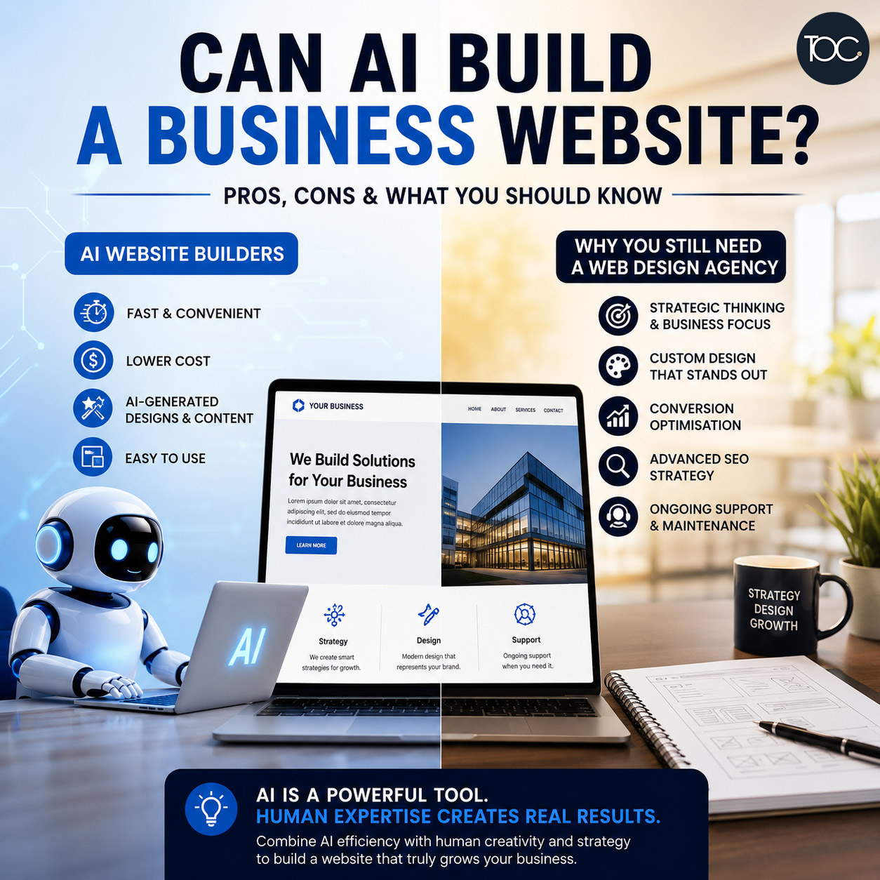 can ai build a business website