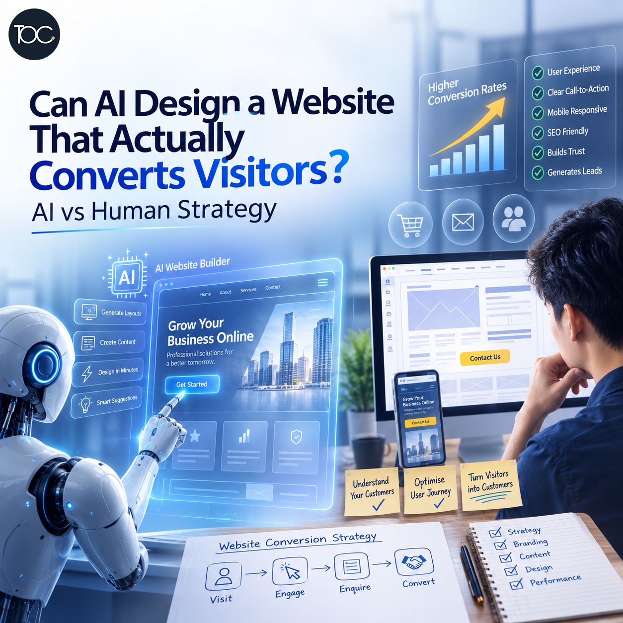 AI Website Design: Can It Actually Convert Visitors?