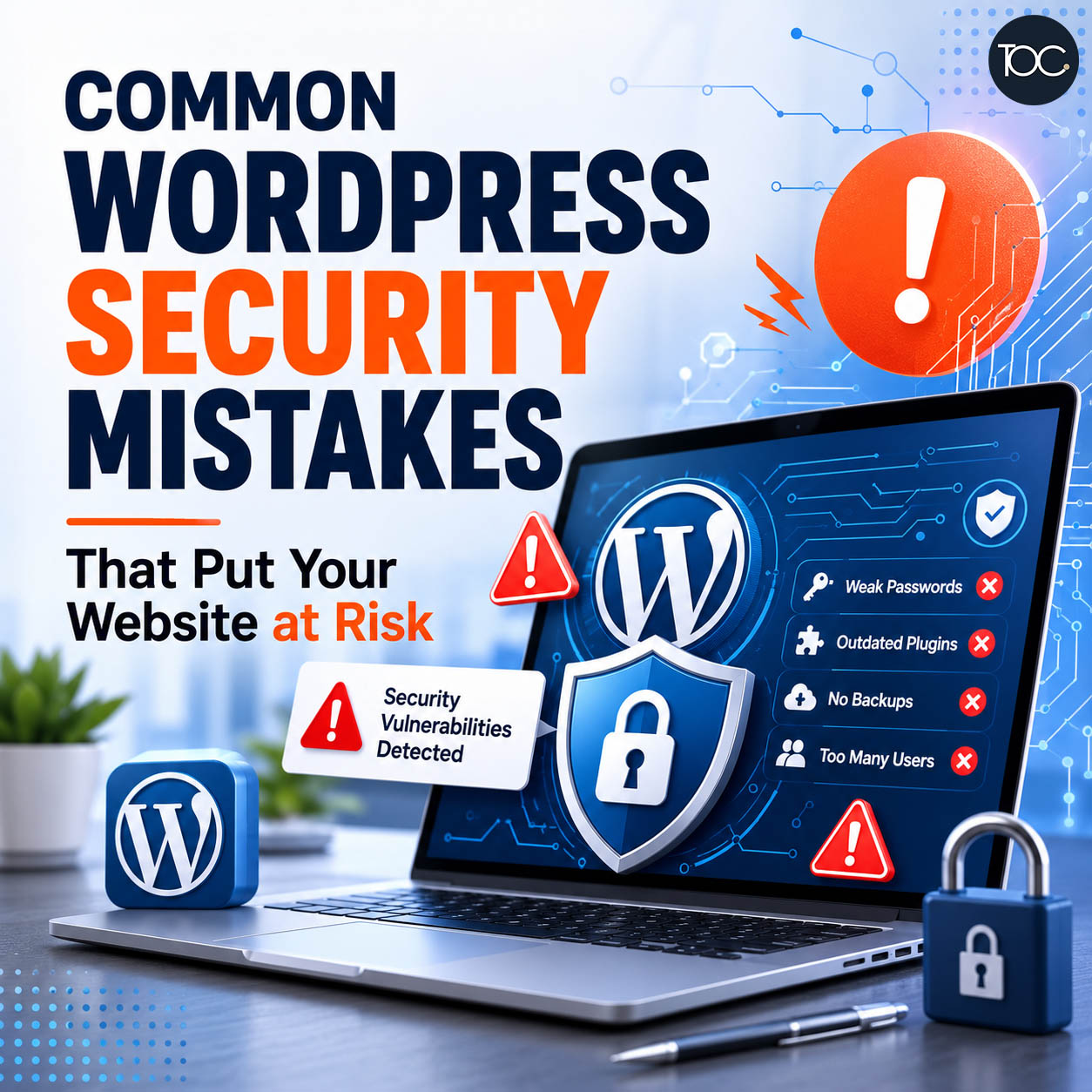 WordPress security mistakes